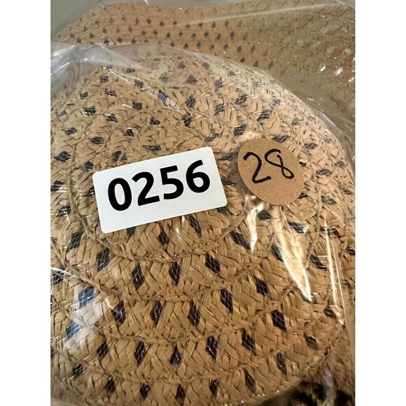 Women Leopard Print Big Straw Hat Sun Floppy Wide Hats One Size - Picture 14 of 14